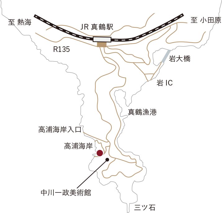 真鶴リゾートアクセスマップ